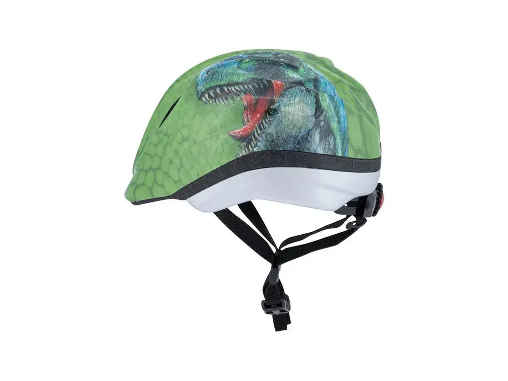 BIKE FASHION Kinderhelm 'T-Rex World' – Sicherer Schutz und spannendes Design.