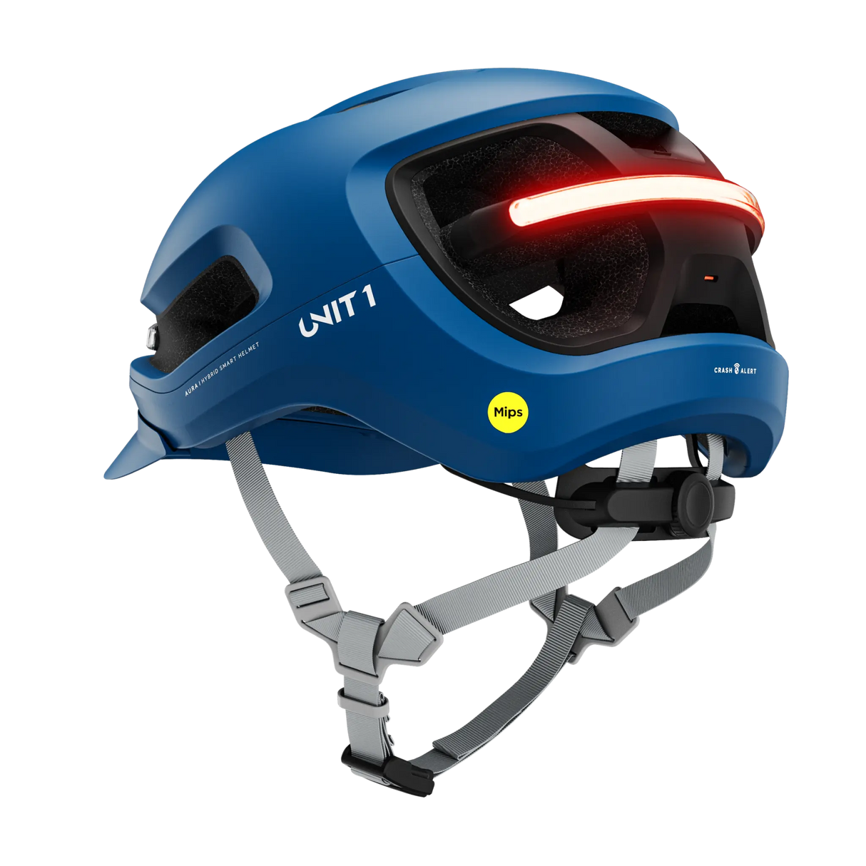 Unit1 AURA Smart Helm – E-Bike Helm mit Beleuchtung, Blinkern & Crash Alert.