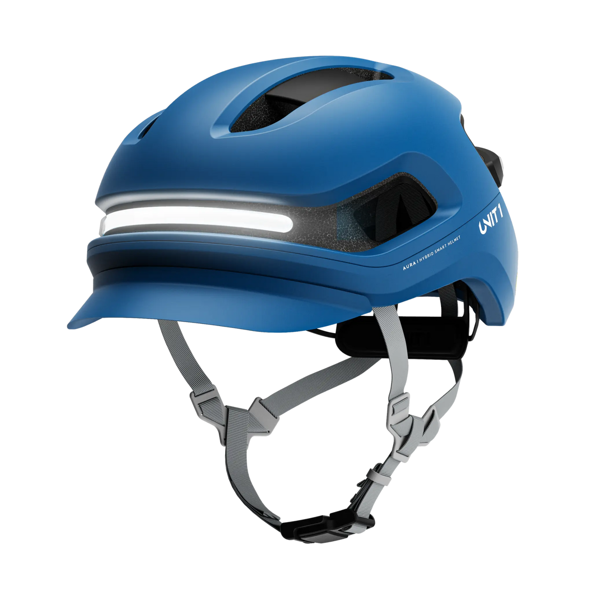 Unit1 AURA Smart Helm – E-Bike Helm mit Beleuchtung, Blinkern & Crash Alert.