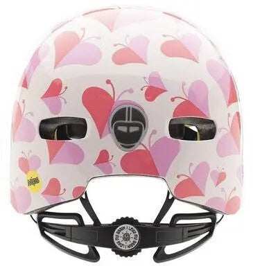 Nutcase Little Nutty MIPS – Kinderhelm Gloss, Love Bug mit Magnetverschluss und MIPS-Technologie.