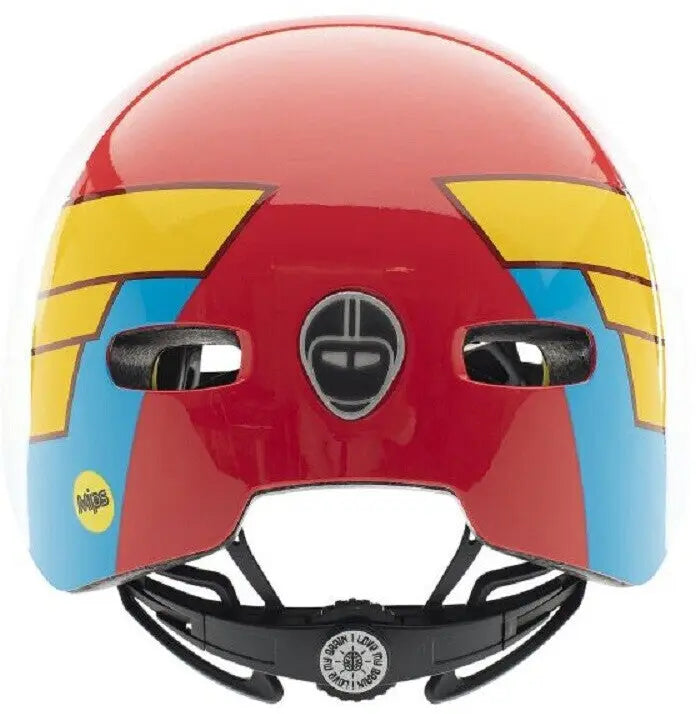 Nutcase Little Nutty MIPS – Kinderhelm Gloss, Supa Dupa mit Magnetverschluss und MIPS-Technologie.