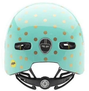 Nutcase Little Nutty MIPS – Kinderhelm Gloss, Sock Hop mit Magnetverschluss und MIPS-Technologie.