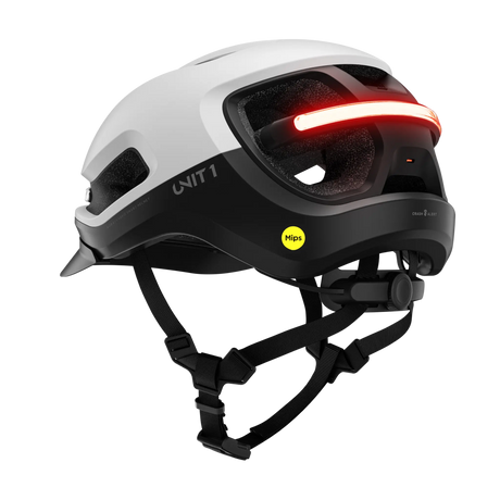 Unit1 AURA Smart Helm – E-Bike Helm mit Beleuchtung, Blinkern & Crash Alert.