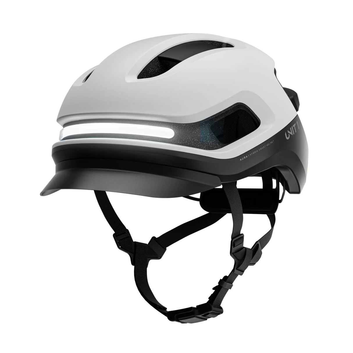 Unit1 AURA Smart Helm – E-Bike Helm mit Beleuchtung, Blinkern & Crash Alert.