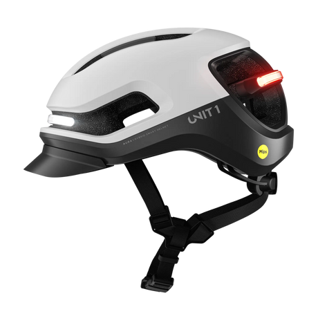 Unit1 AURA Smart Helm – E-Bike Helm mit Beleuchtung, Blinkern & Crash Alert.