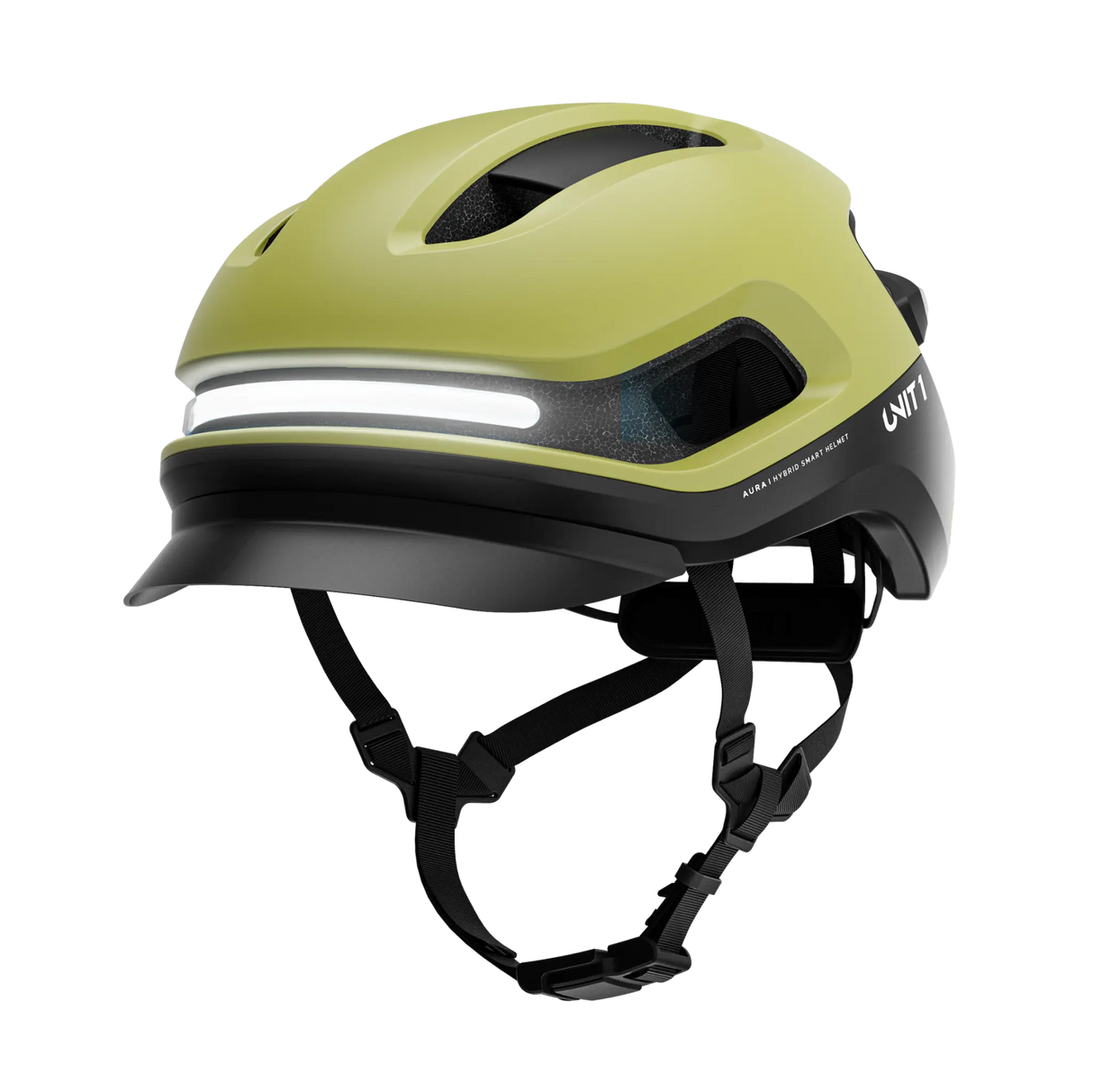 Unit1 AURA Smart Helm – E-Bike Helm mit Beleuchtung, Blinkern & Crash Alert.