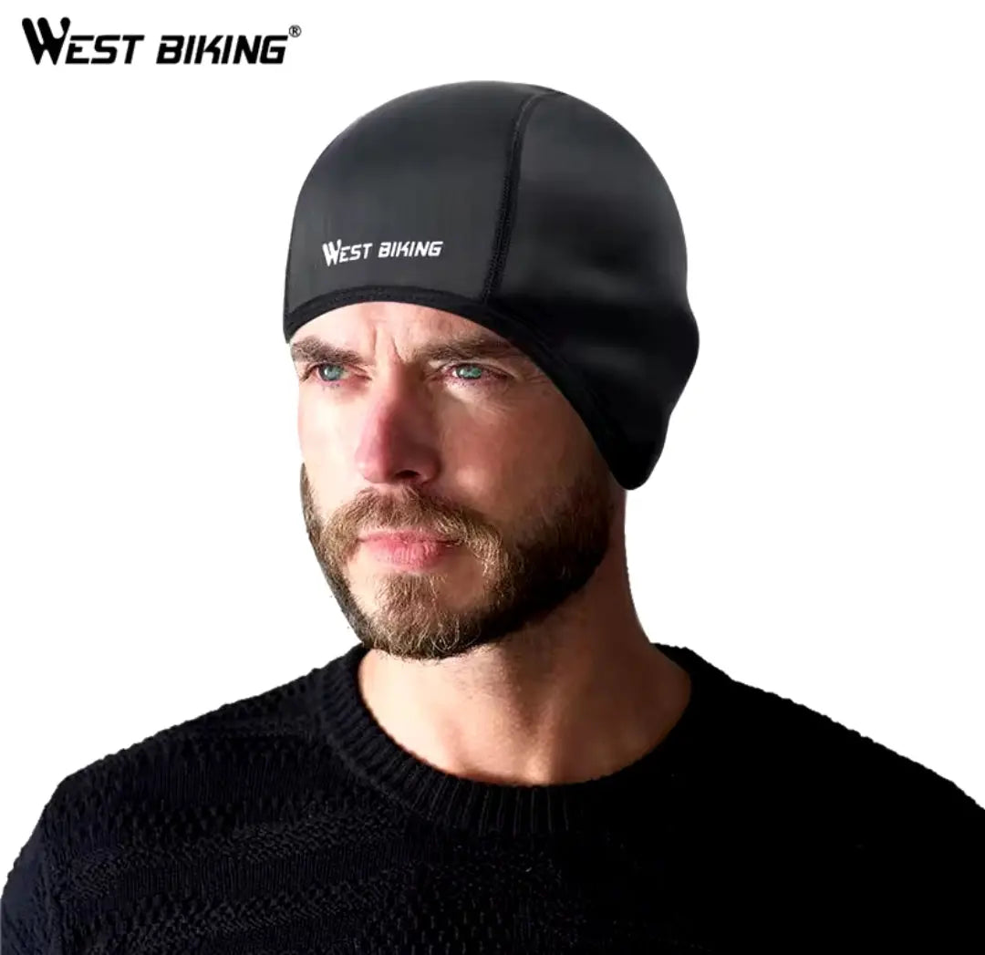WEST BIKING Winter Fahrradmütze – Unterziehmütze Skihelmmütze Erwachsene.