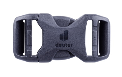 Deuter Ersatzschnalle 16–38 mm – Schnellverschluss in Grau & Schwarz deuter
