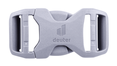 Deuter Ersatzschnalle 16–38 mm – Schnellverschluss in Grau & Schwarz deuter