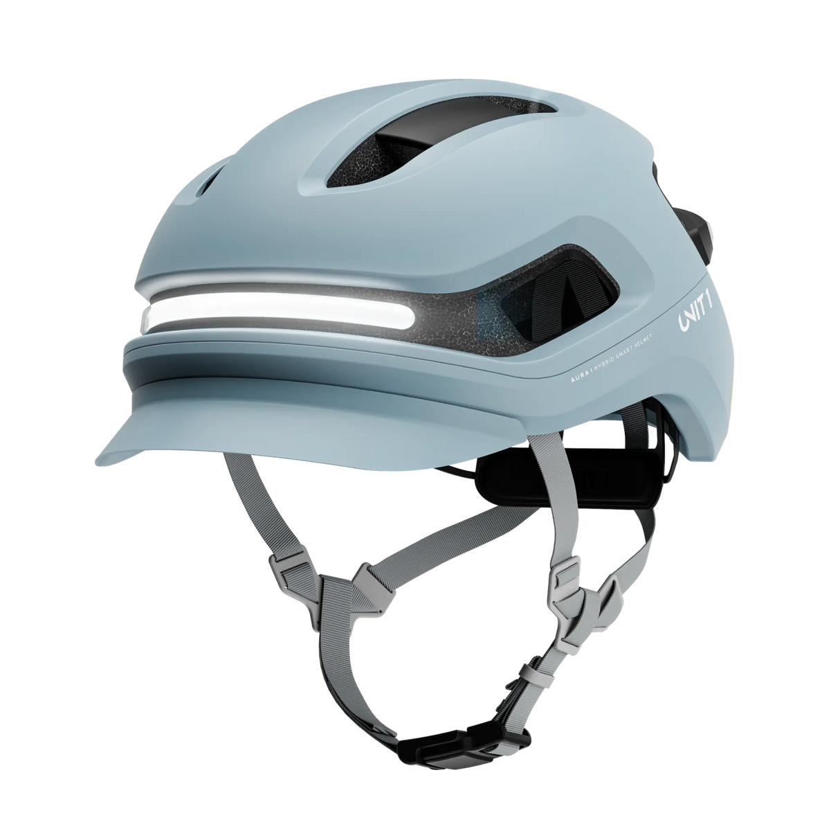 Unit1 AURA Smart Helm – E-Bike Helm mit Beleuchtung, Blinkern & Crash Alert.