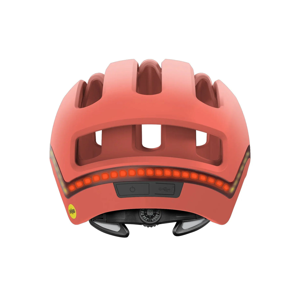 Nutcase Vio Commute MIPS LED Helm – Matte, Reef Rot Fahrradhelm - FastMove