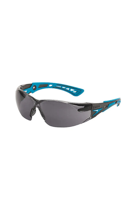 Bolle Rush + Platinum Smoke Schutzbrille Arbeitsschutz Radbrille.