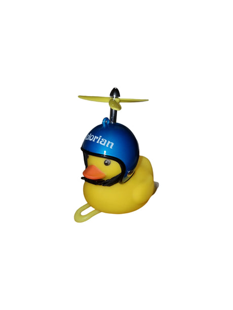 Fahrradklingel Ente mit Propellerhelm | Lustiges Design für Kinder & Erwachsene.