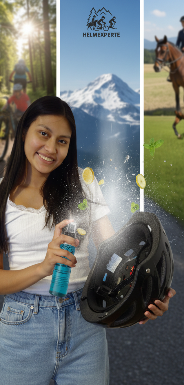 Helmexperte Citrus Mint Fresh – Helmpolster Reiniger & Frischespray Helmexperte