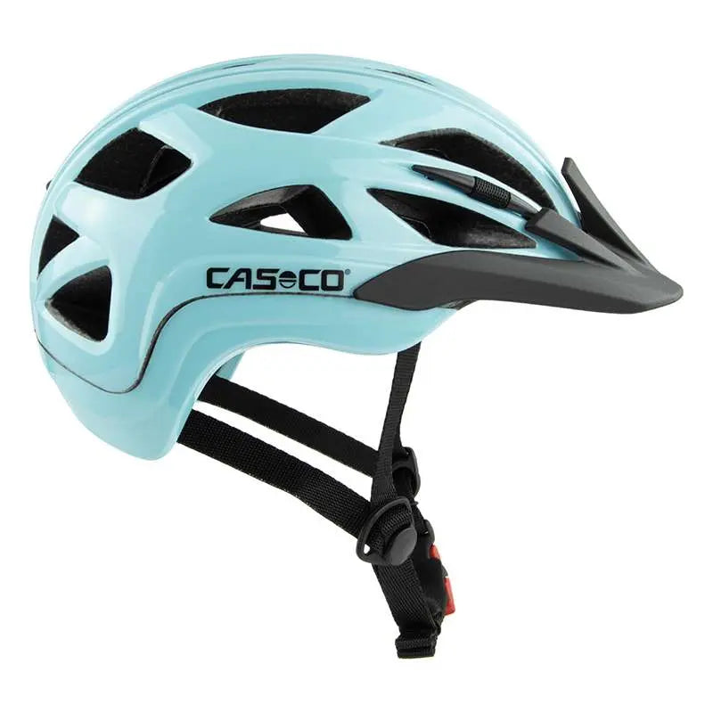 Casco ACTIV2 Junior himmelblau-schwarz | Fahrradhelm für Kinder Jugendliche.