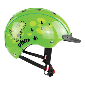 Casco MINI2 DinoVenture | Kinderhelm Fahrrad- &Skihelm grün.