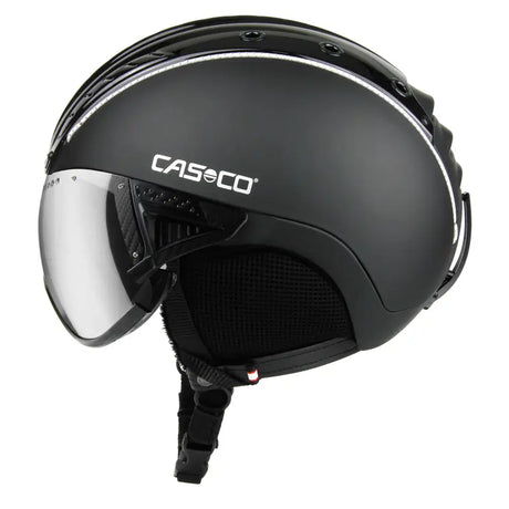 Casco SP-2 Carbonic Skihelm schwarz mit Snowmask 2 | Skihelm Snowboardhelm.