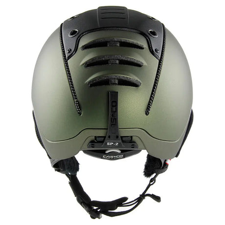 Casco SP-2 Carbonic Skihelm grün mit Snowmask 2 | Skihelm Snowboardhelm.