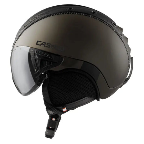 Casco SP-2 Carbonic Skihelm braun Gradient mit Snowmask 2 | Skihelm Snowboardhelm.