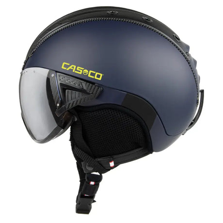 Casco SP-2 Carbonic Skihelm Nachtblau mit Snowmask 2 | Skihelm Snowboardhelm.