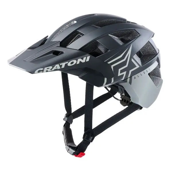 Cratoni AllSet Pro black-grey matt | MTB Helm Fahrradhelm.