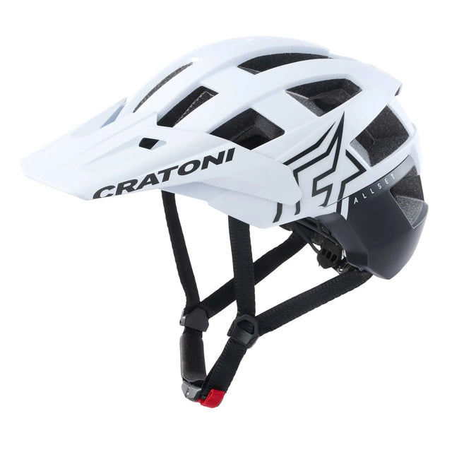 Cratoni AllSet Pro weiss | MTB Helm Fahrradhelm.