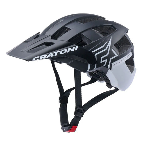 Cratoni AllSet Pro black-white matt | MTB Helm Fahrradhelm.