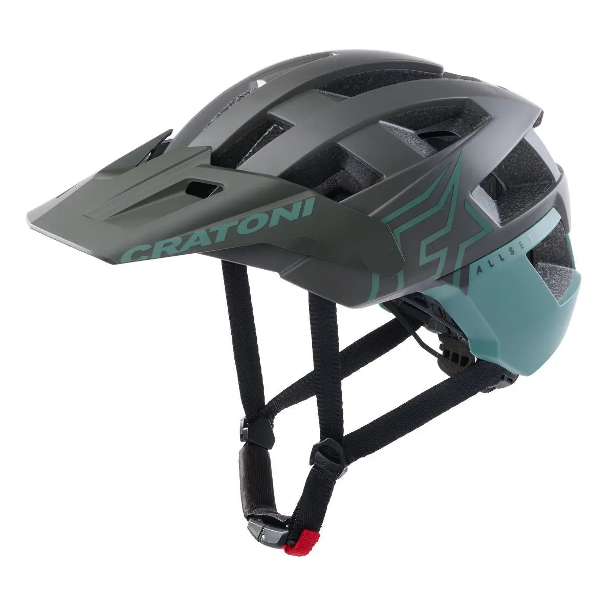 Cratoni AllSet Pro stone-sage matt | MTB Helm Fahrradhelm.