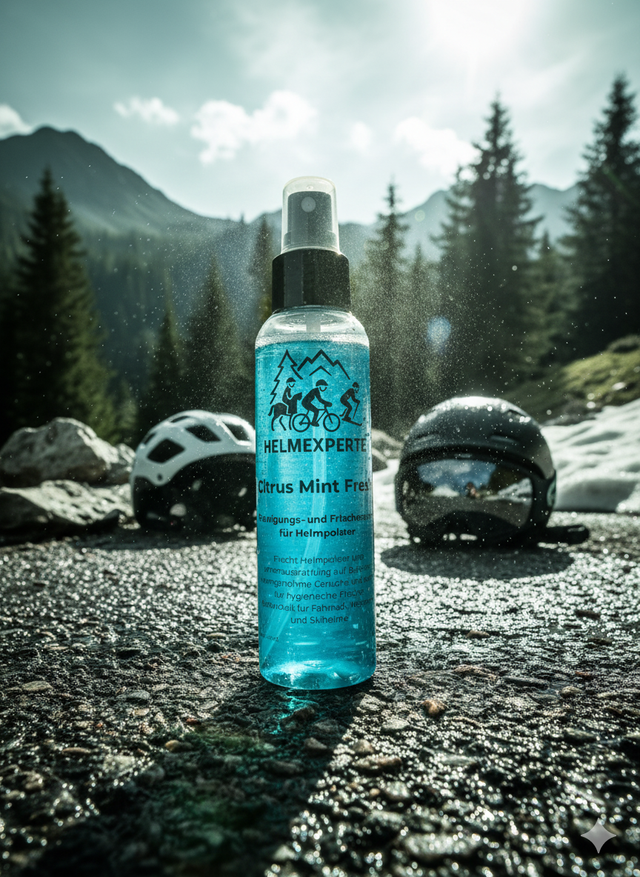 Helmexperte Citrus Mint Fresh – Helmpolster Reiniger & Frischespray Helmexperte