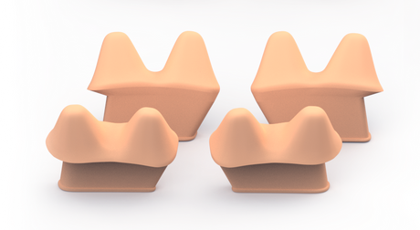 Unit1 SPARKY Silikon-Inserts – Farbsets für Kinderhelm Unit1