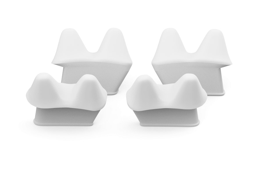 Unit1 SPARKY Silikon-Inserts – Farbsets für Kinderhelm Unit1