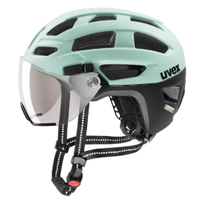 uvex finale visor Fahrradhelm | Integriertes Allwetter-Visier uvex