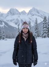 Chullo Mütze aus Peru | Handgemacht mit Alpaka & Polarfutter Helmexperte