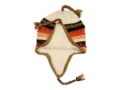 Chullo Mütze aus Peru | Handgemacht mit Alpaka & Polarfutter Helmexperte