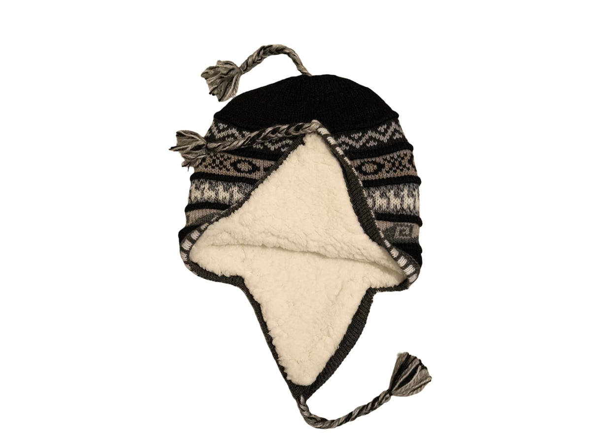 Chullo Mütze aus Peru | Handgemacht mit Alpaka & Polarfutter Helmexperte