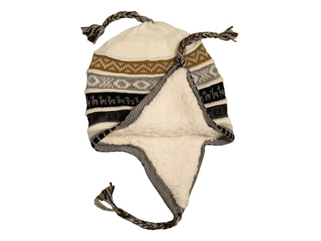 Chullo Mütze aus Peru | Handgemacht mit Alpaka & Polarfutter Helmexperte