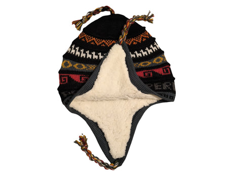 Chullo Mütze aus Peru | Handgemacht mit Alpaka & Polarfutter Helmexperte