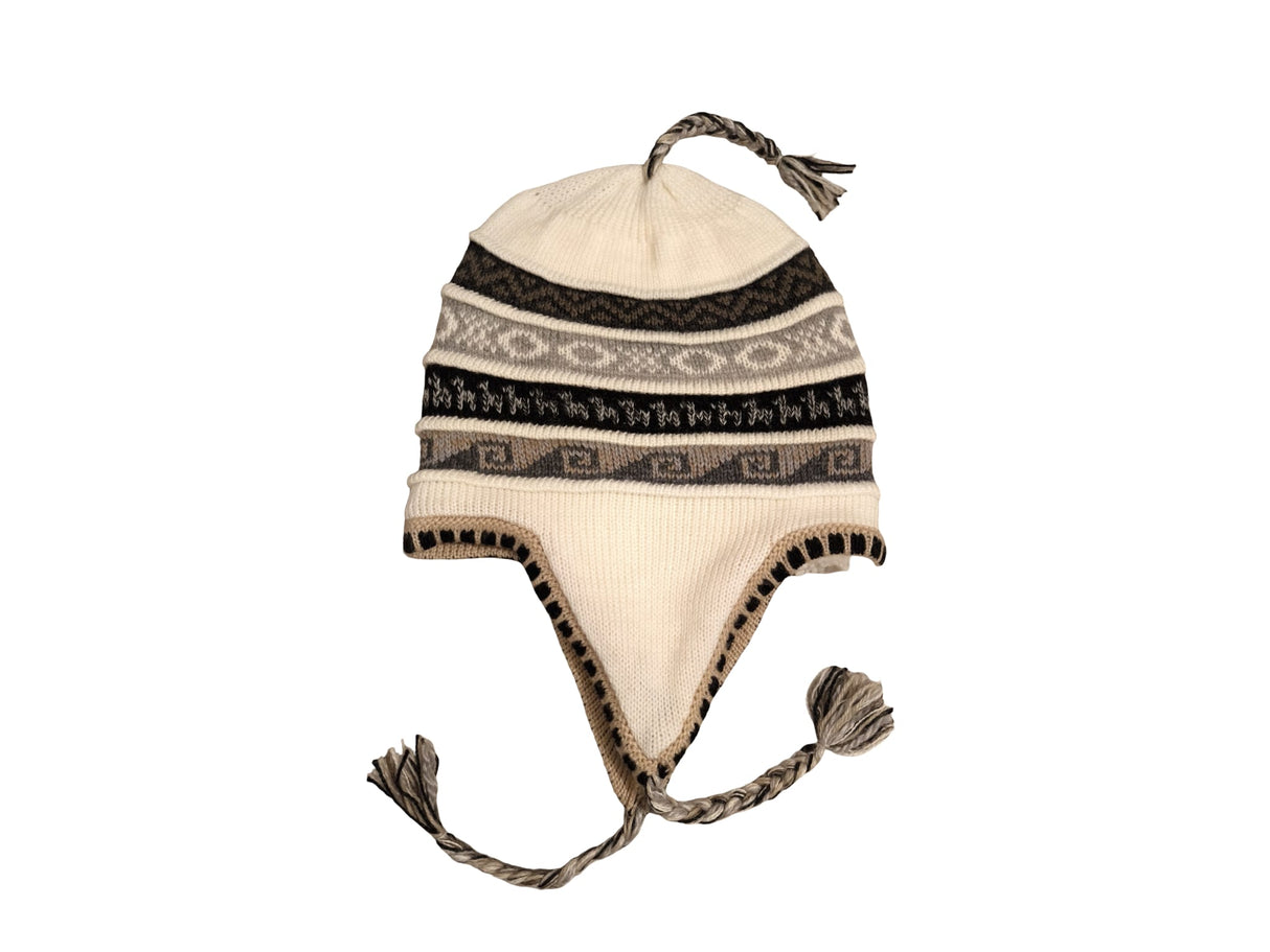 Chullo Mütze aus Peru | Handgemacht mit Alpaka & Polarfutter Helmexperte