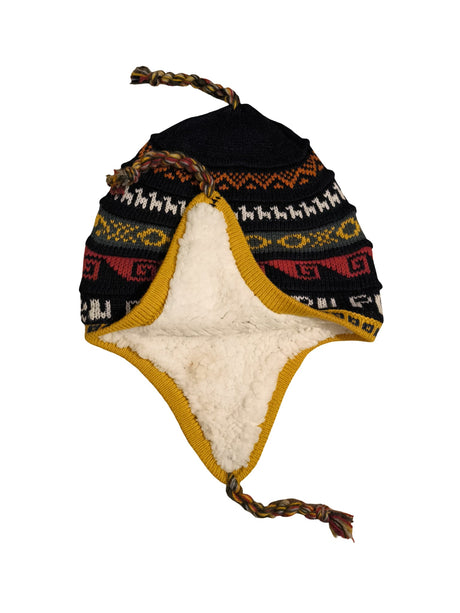 Chullo Mütze aus Peru | Handgemacht mit Alpaka & Polarfutter Helmexperte