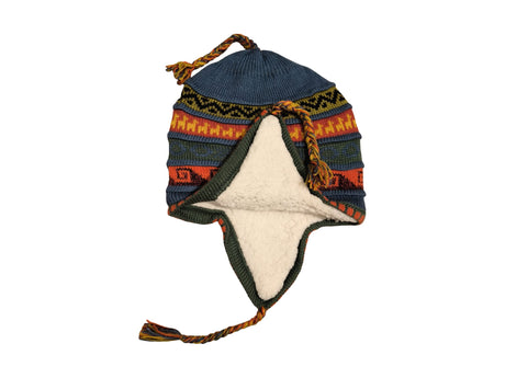 Chullo Mütze aus Peru | Handgemacht mit Alpaka & Polarfutter Helmexperte