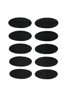 Ovale Klettpunkte für Polster selbstklebend, 10 Stück Klettellipsen.