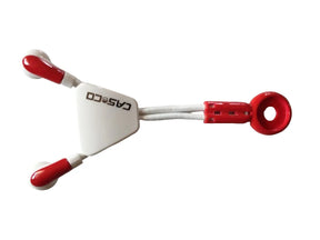 Casco Skibrille FX-70 Ersatzteile, Seitenteile weiss-rot ohne Magnet red white.