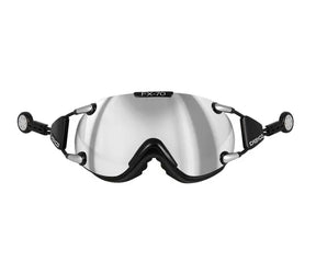 Casco FX-70 Skibrille Carbonic Ersatzglas grau getönt, silber Spiegel.